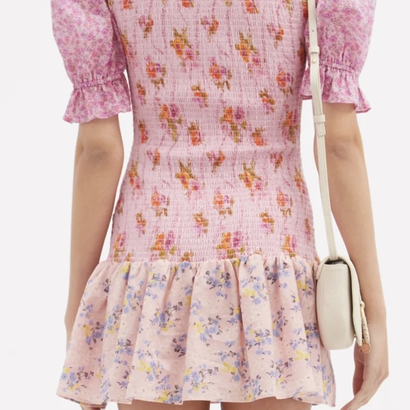 LOVESHACK FANCY LUPPA DRESS EXPLODED PINK - Picture 6 of 12